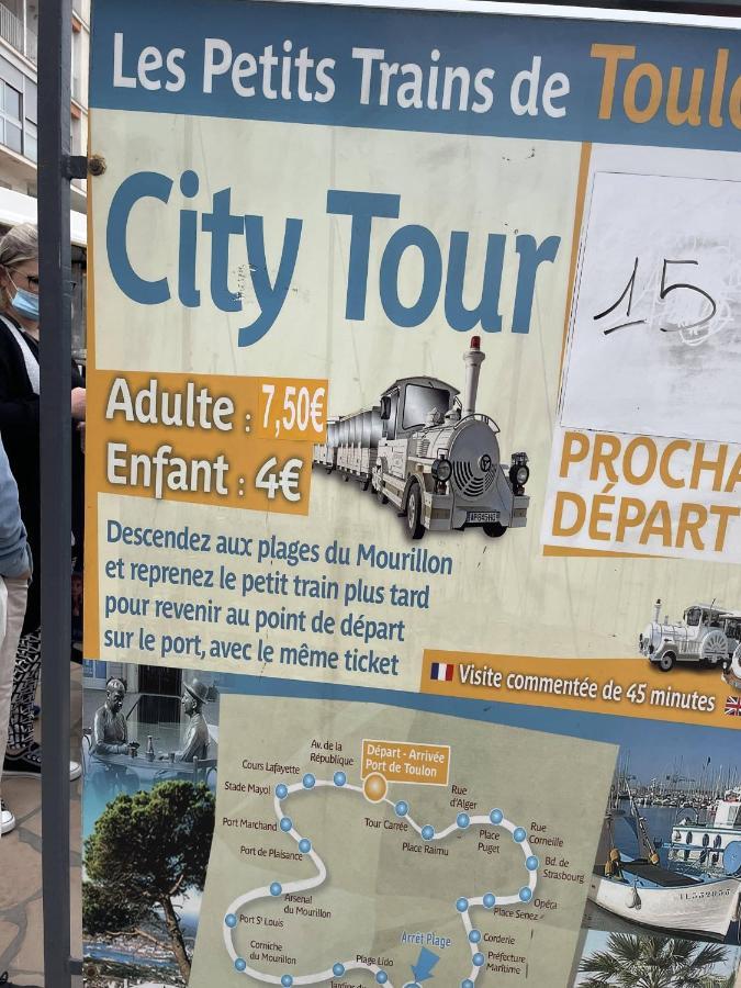 Appartement Mignon Calme Douillet Ascenseur Clim Etage Eleve Proche Parking Et Toutes Commodites Au Coeur Du Toulon Historique Eksteriør billede